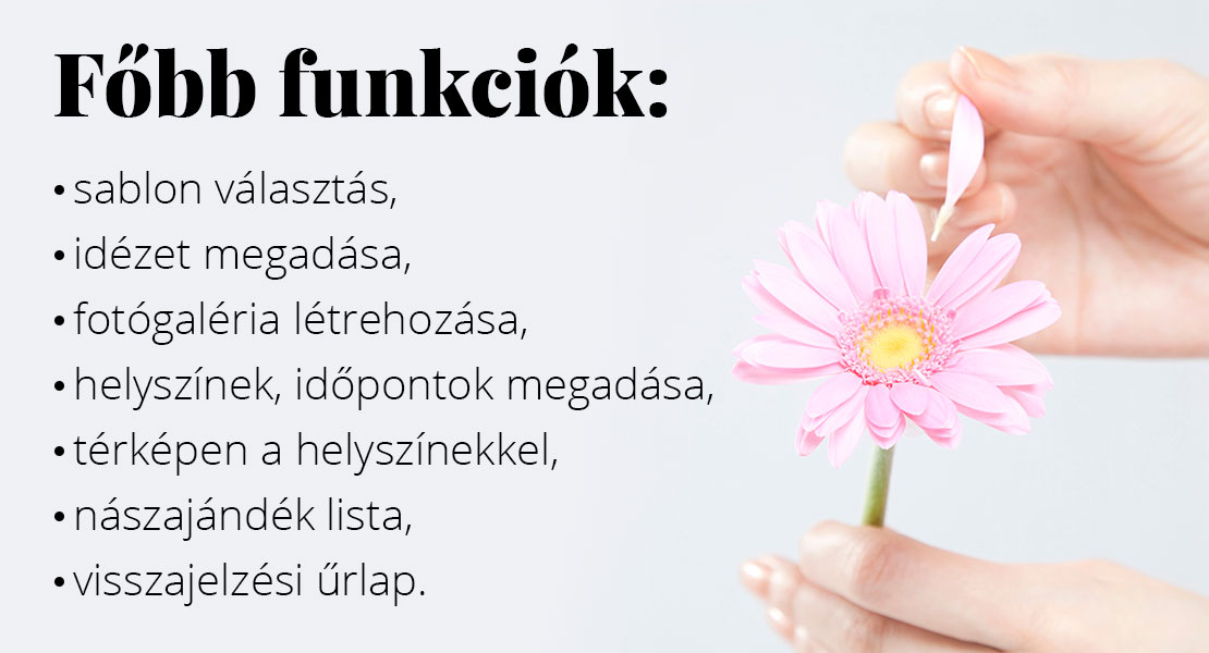 Főbb funkciók bemutatása