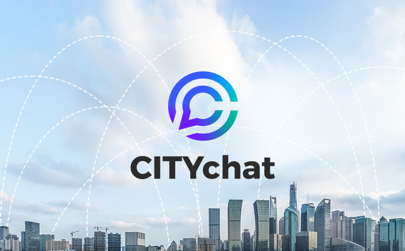 CityChat logótervezés arculattervezés